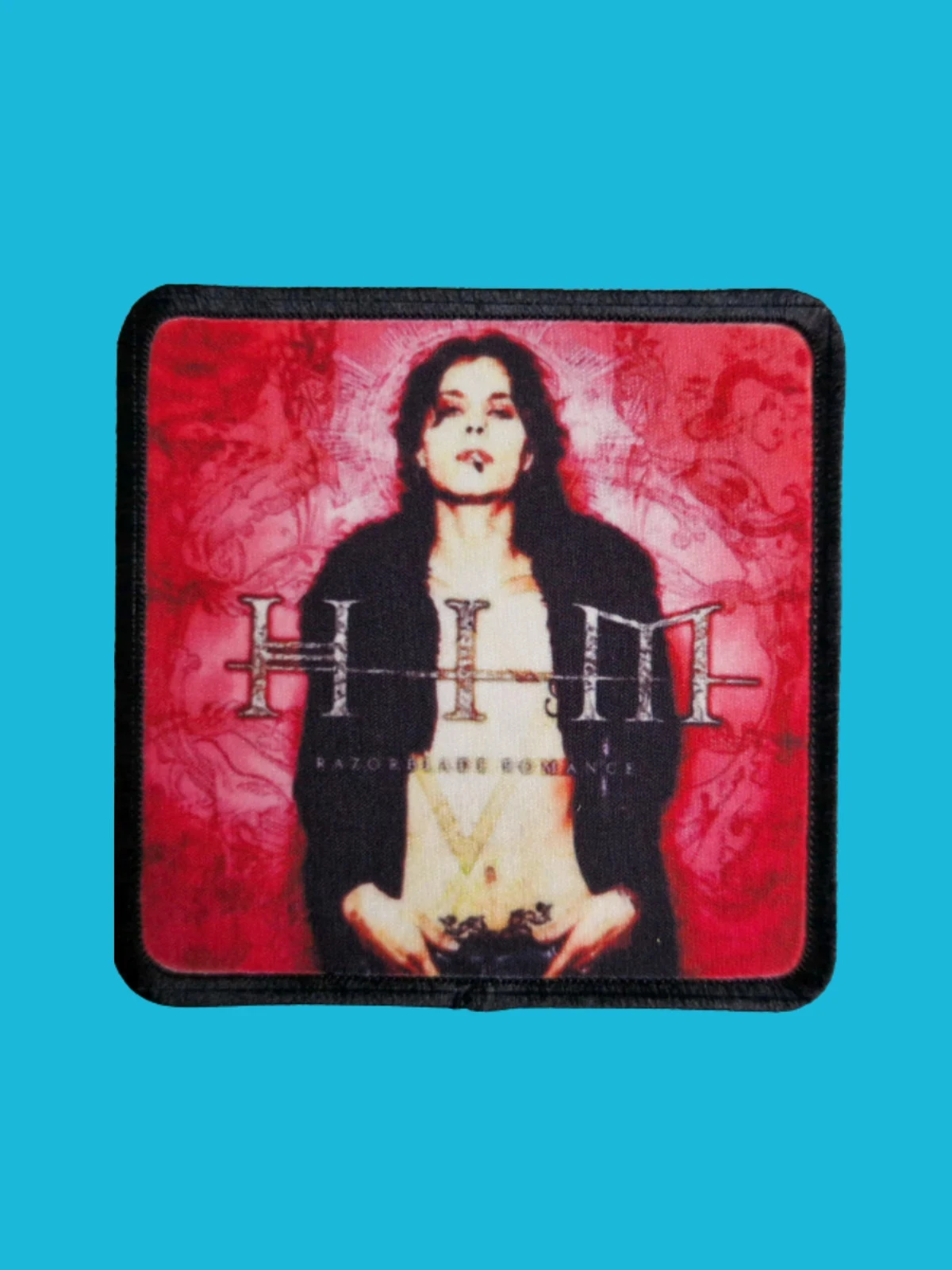 Patch HIM - Razorblade Romance - Imprimé - Carré de 7,5 x 7,5 centimètres